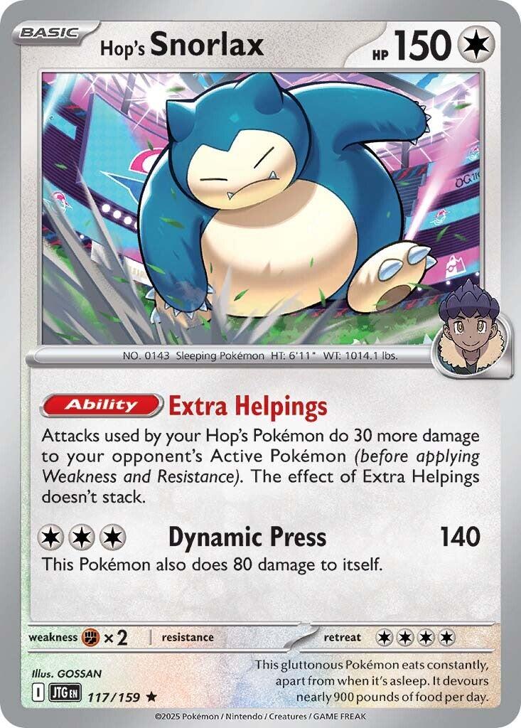 Hop's Snorlax (117/159) [Scarlet & Violet: Journey Together] | GnG Games