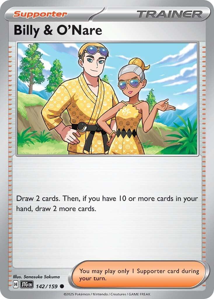 Billy & O'Nare (142/159) [Scarlet & Violet: Journey Together] | GnG Games
