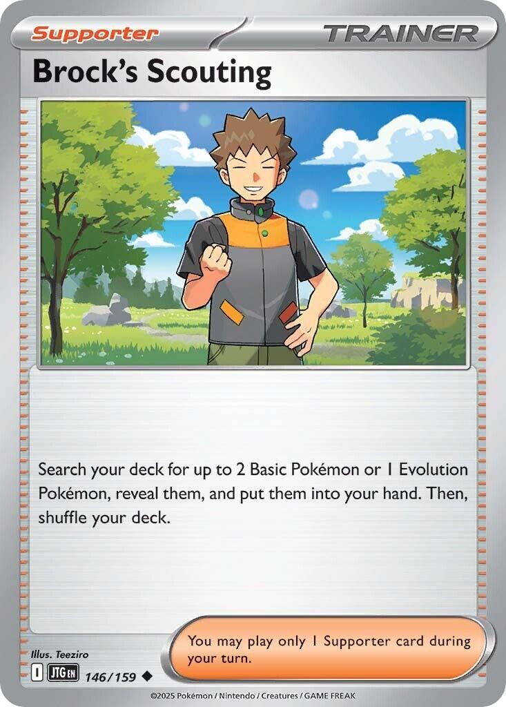 Brock's Scouting (146/159) [Scarlet & Violet: Journey Together] | GnG Games
