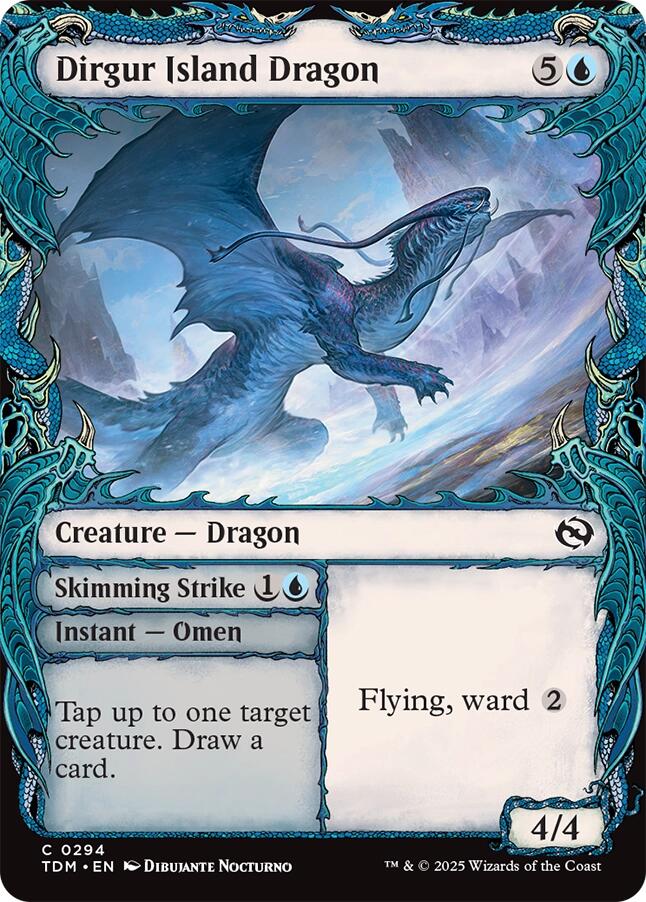Dirgur Island Dragon (Showcase) [Tarkir: Dragonstorm] | GnG Games