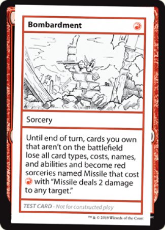 Bombardment (2021 Edition) [Mystery Booster Playtest Cards] | GnG Games