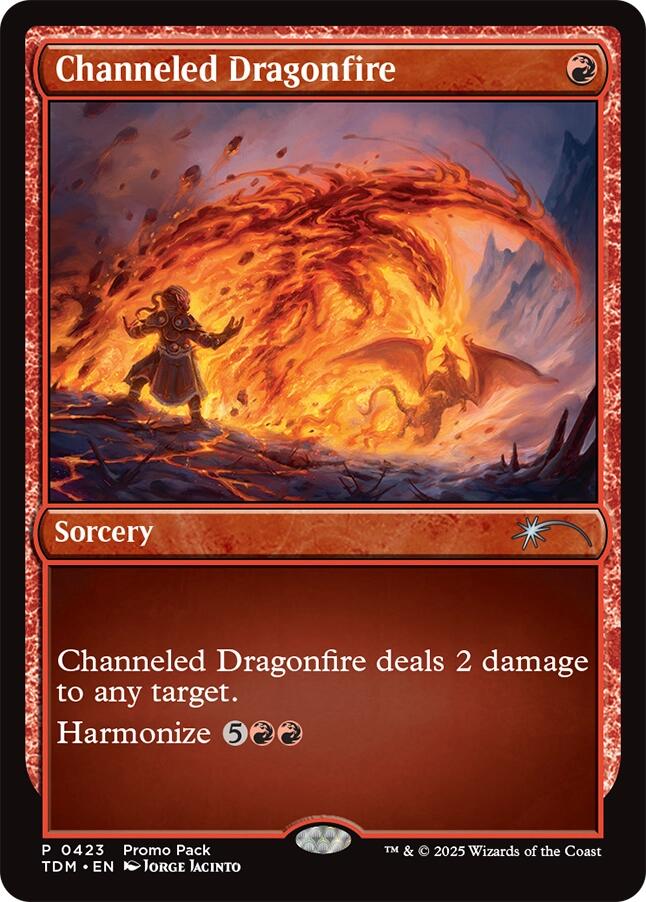 Channeled Dragonfire [Tarkir: Dragonstorm Promos] | GnG Games