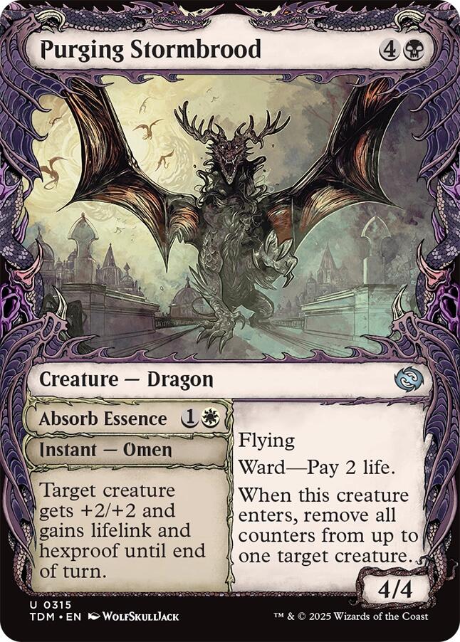 Purging Stormbrood (Showcase) [Tarkir: Dragonstorm] | GnG Games