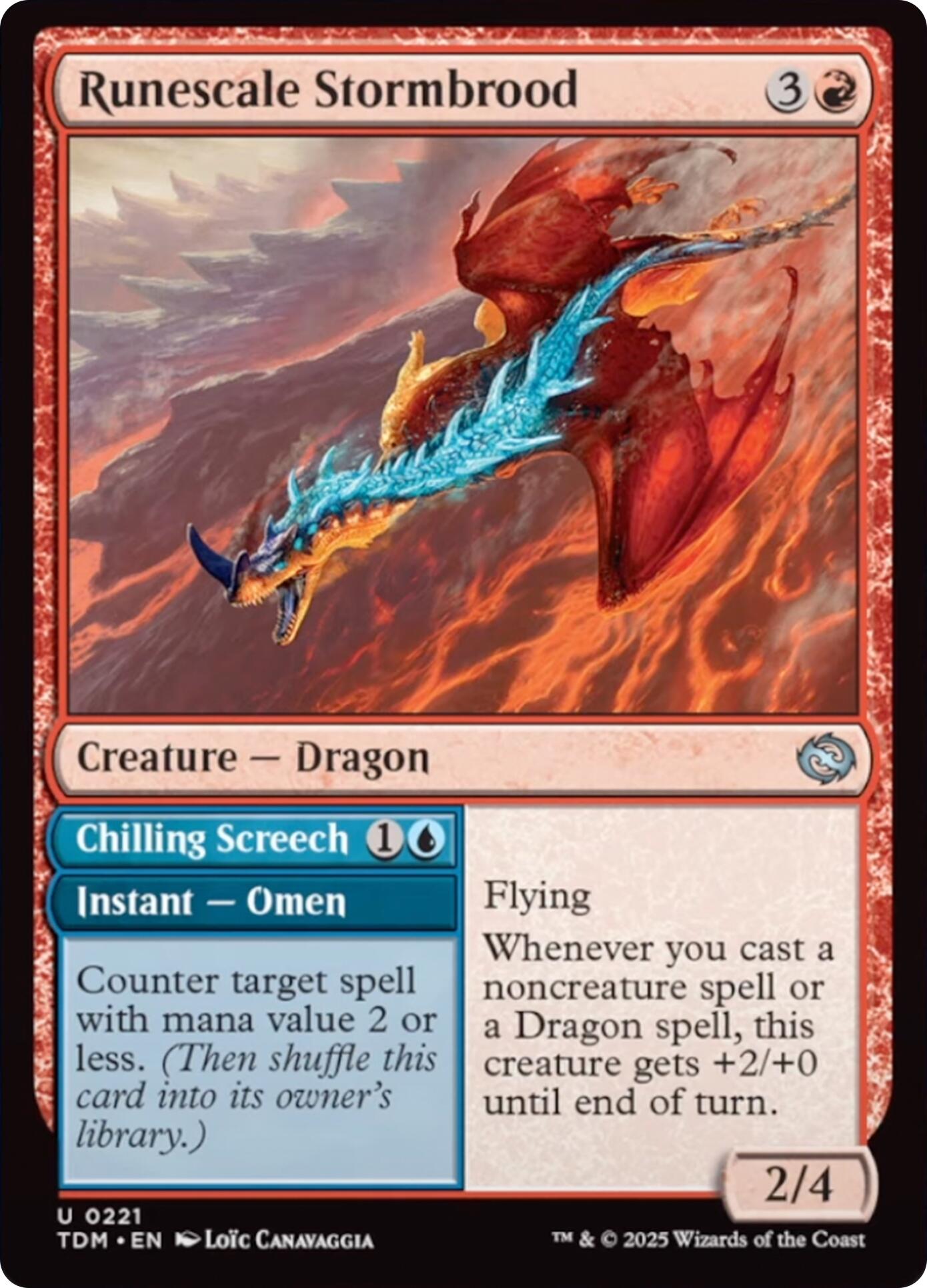 Runescale Stormbrood [Tarkir: Dragonstorm] | GnG Games
