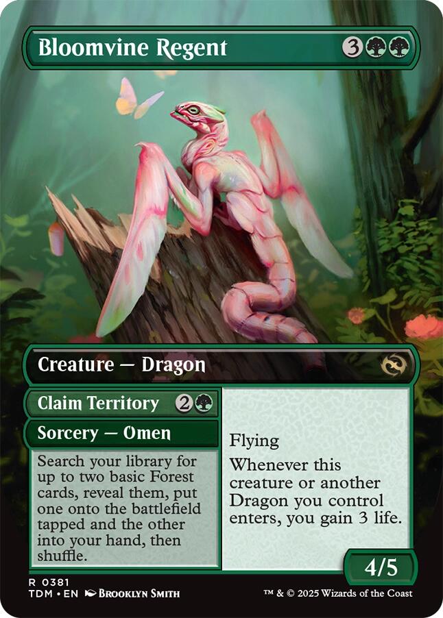 Bloomvine Regent (Borderless) [Tarkir: Dragonstorm] | GnG Games