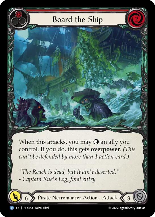 Board the Ship [SEA053] (High Seas)  Rainbow Foil | GnG Games