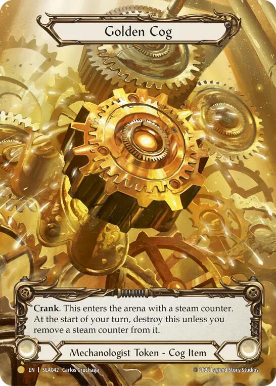 Golden Cog (Marvel) [SEA042] (High Seas)  Rainbow Foil | GnG Games