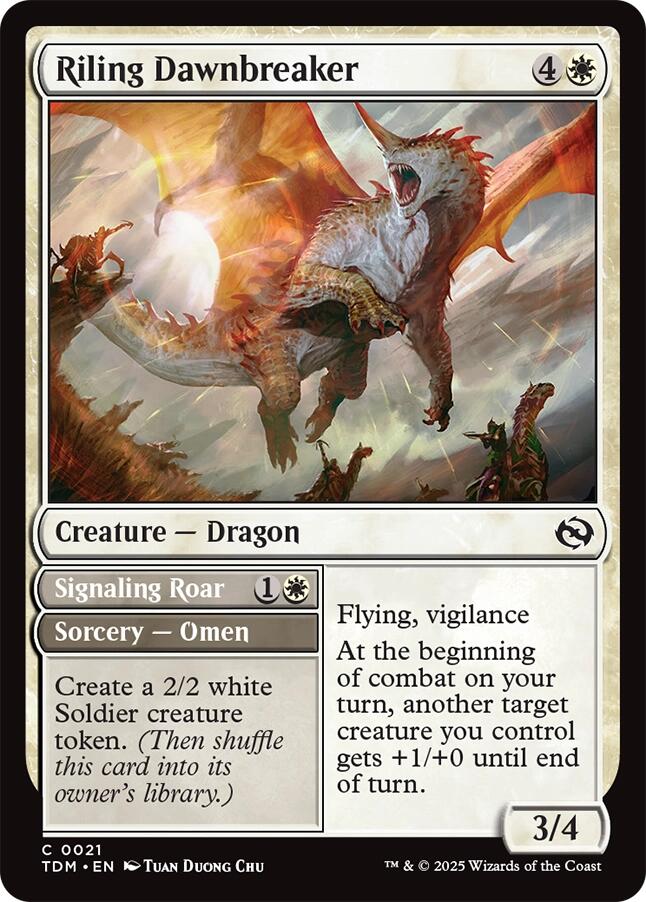 Riling Dawnbreaker [Tarkir: Dragonstorm] | GnG Games