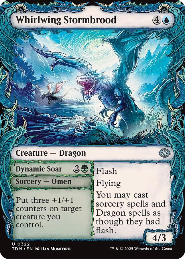 Whirlwing Stormbrood (Showcase) [Tarkir: Dragonstorm] | GnG Games