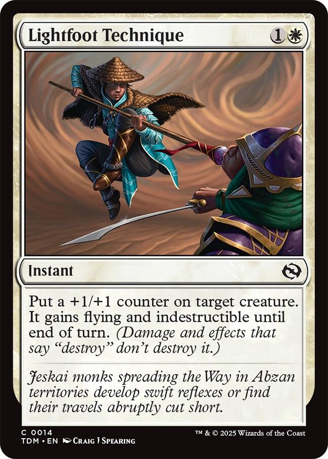 Lightfoot Technique [Tarkir: Dragonstorm] | GnG Games