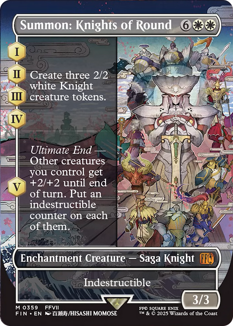 Summon: Knights of Round (Borderless) [FINAL FANTASY] | GnG Games