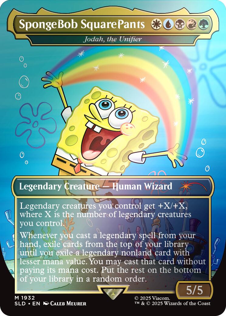 SpongeBob SquarePants - Jodah, the Unifier (Rainbow Foil) [Secret Lair Drop Series] | GnG Games