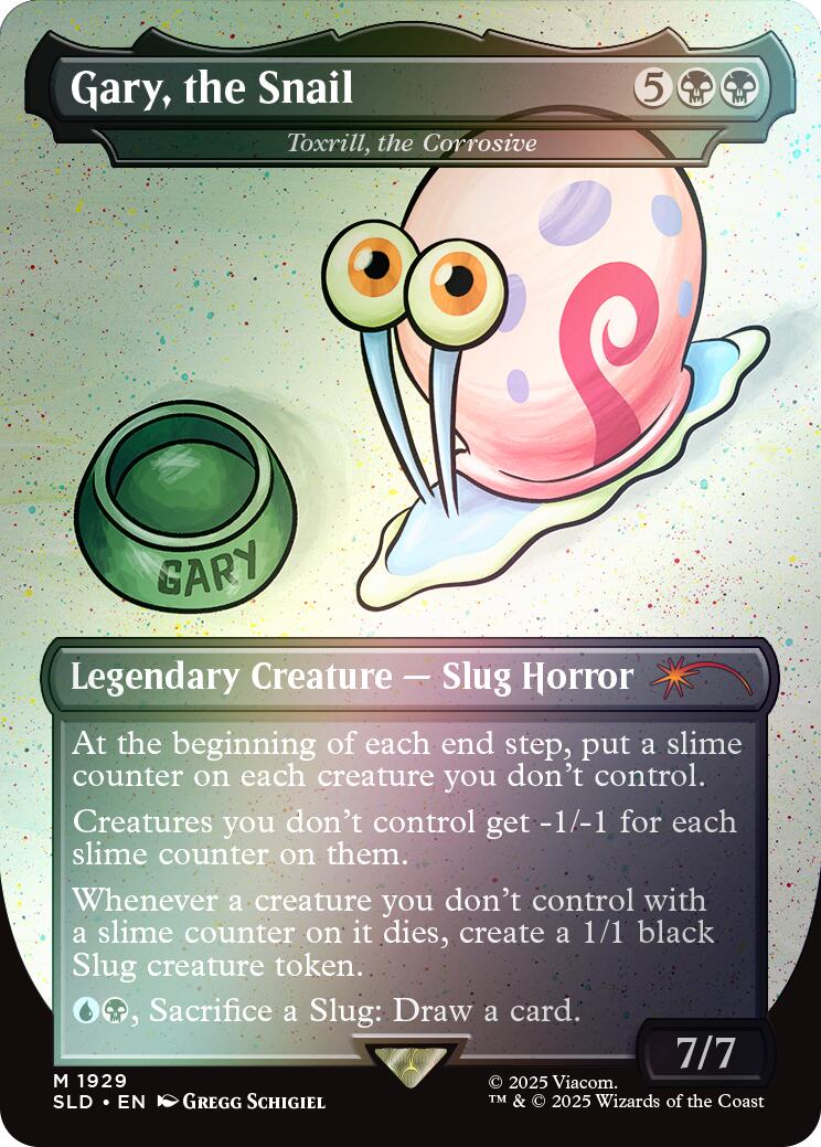 Gary, the Snail - Toxrill, the Corrosive (Rainbow Foil) [Secret Lair Drop Series] | GnG Games