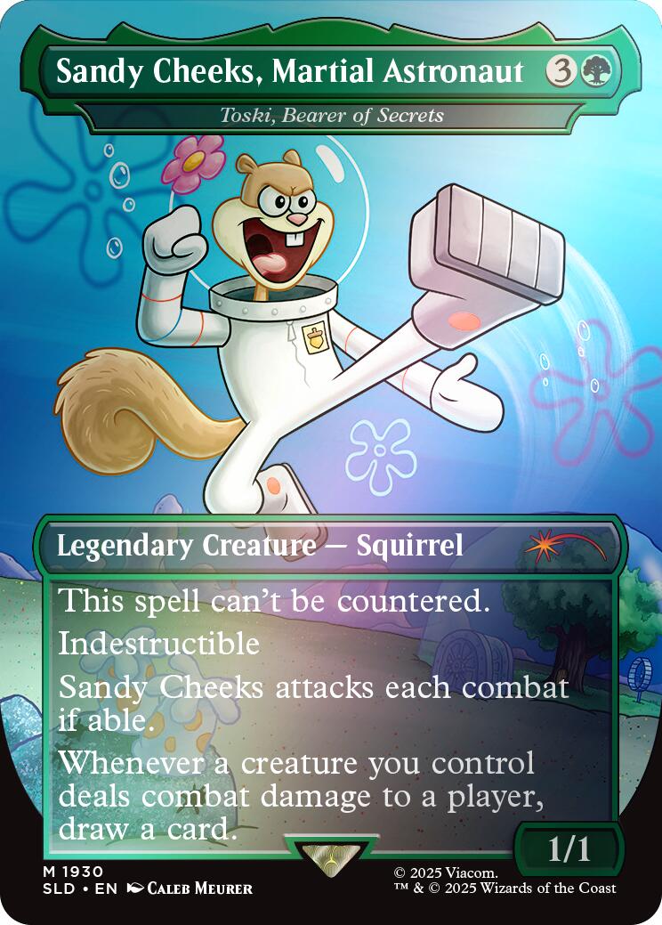 Sandy Cheeks, Martial Astronaut - Toski, Bearer of Secrets (Rainbow Foil) [Secret Lair Drop Series] | GnG Games
