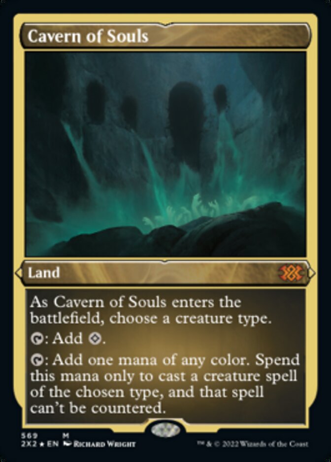 Cavern of Souls (Foil Etched) [Double Masters 2022] | GnG Games