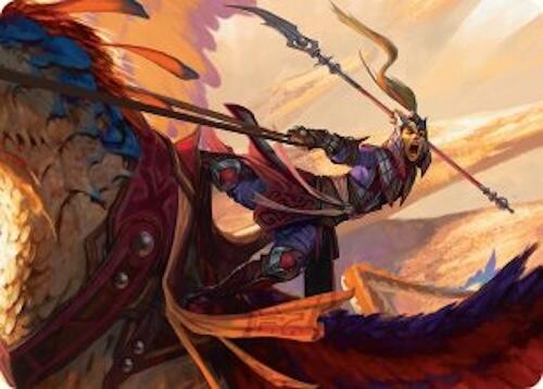Dragonback Lancer Art Card (3/54) [Tarkir: Dragonstorm Art Series] | GnG Games
