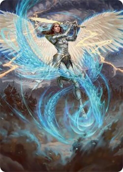 Elspeth, Storm Slayer Art Card (49/54) [Tarkir: Dragonstorm Art Series] | GnG Games