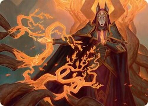 Abzan Devotee Art Card (10/54) [Tarkir: Dragonstorm Art Series] | GnG Games