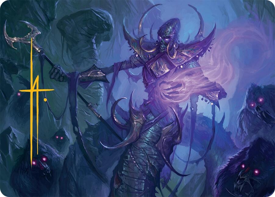 Sidisi, Regent of the Mire Art Card (14/54) (Gold-Stamped Signature) [Tarkir: Dragonstorm Art Series] | GnG Games