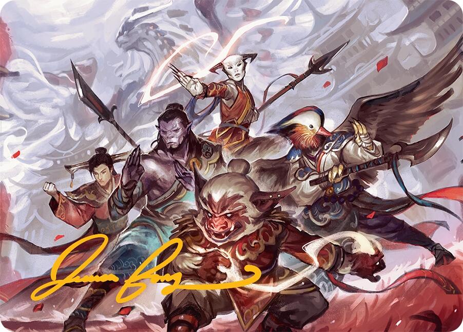 Will of the Jeskai Art Card (54/54) (Gold-Stamped Signature) [Tarkir: Dragonstorm Art Series] | GnG Games