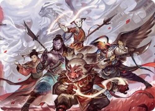 Will of the Jeskai Art Card (54/54) [Tarkir: Dragonstorm Art Series] | GnG Games