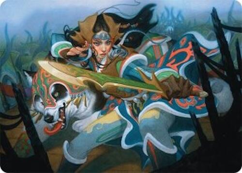 Eshki Dragonclaw Art Card (23/54) [Tarkir: Dragonstorm Art Series] | GnG Games