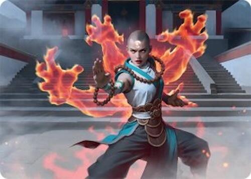 Flamehold Grappler Art Card (24/54) [Tarkir: Dragonstorm Art Series] | GnG Games