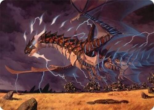 Neriv, Heart of the Storm Art Card (25/54) [Tarkir: Dragonstorm Art Series] | GnG Games