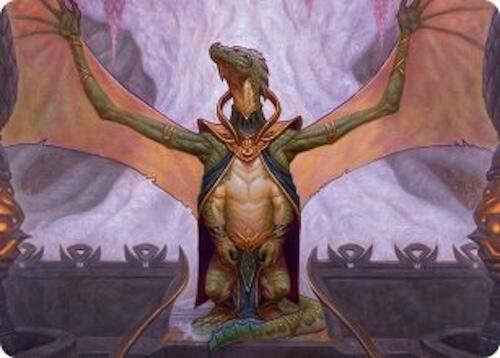 Kheru Goldkeeper Art Card (36/54) [Tarkir: Dragonstorm Art Series] | GnG Games
