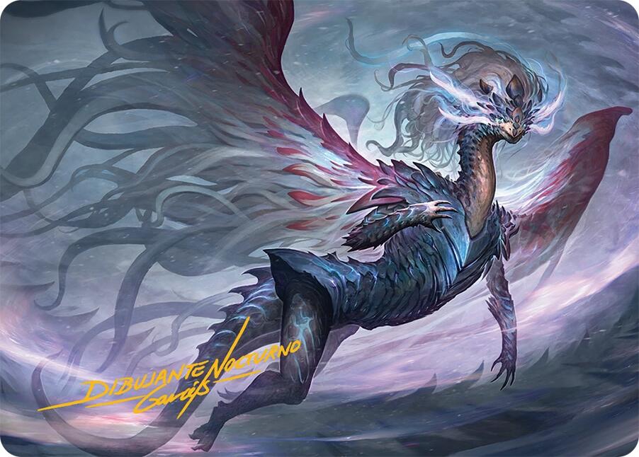 Shiko, Paragon of the Way Art Card (37/54) (Gold-Stamped Signature) [Tarkir: Dragonstorm Art Series] | GnG Games