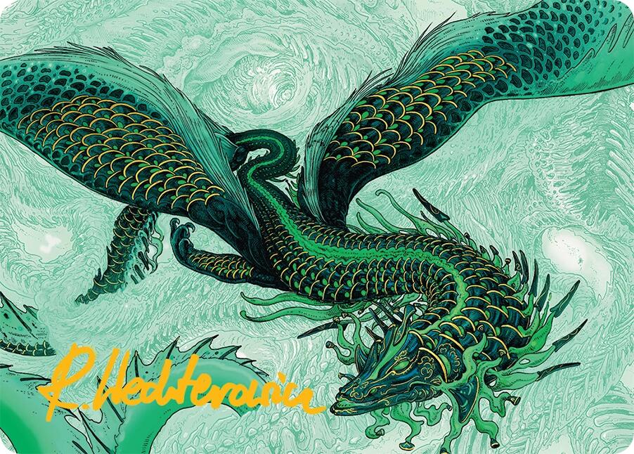 Teval, Arbiter of Virtue Art Card (38/54) (Gold-Stamped Signature) [Tarkir: Dragonstorm Art Series] | GnG Games