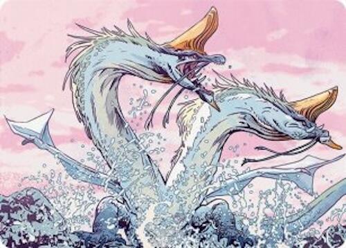 Twinmaw Stormbrood Art Card (39/54) [Tarkir: Dragonstorm Art Series] | GnG Games