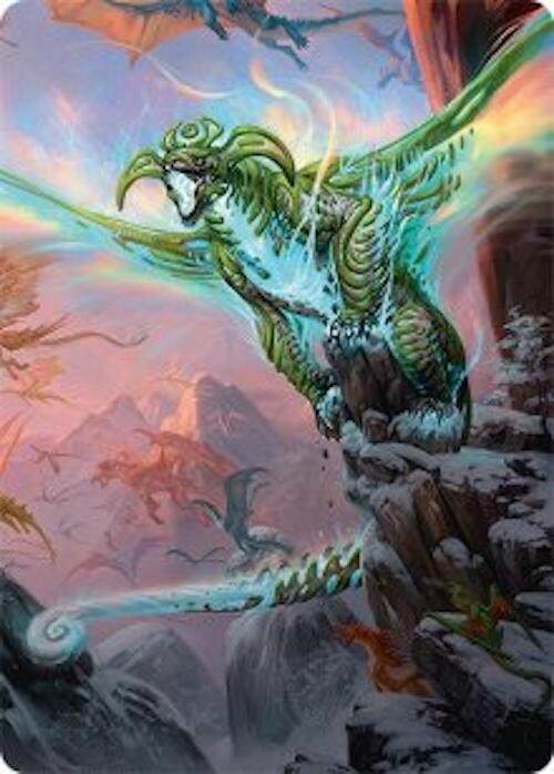 Ureni of the Unwritten Art Card (51/54) [Tarkir: Dragonstorm Art Series] | GnG Games