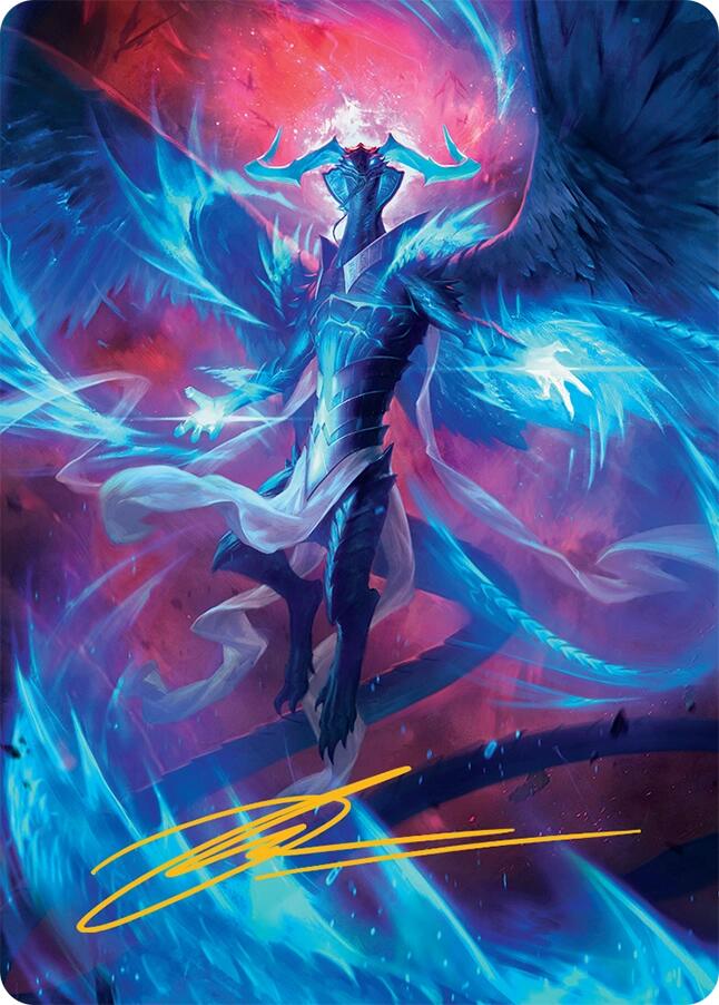 Ugin, Eye of the Storms Art Card (48/54) (Gold-Stamped Signature) [Tarkir: Dragonstorm Art Series] | GnG Games