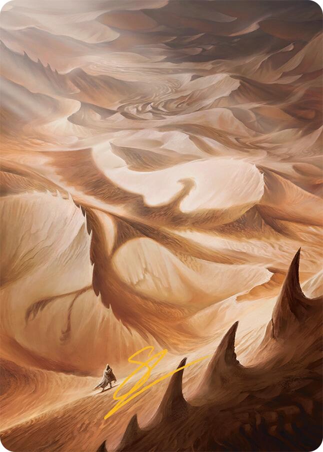 Plains Art Card (30/54) (Gold-Stamped Signature) [Tarkir: Dragonstorm Art Series] | GnG Games