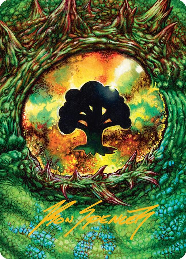 Forest Art Card (32/54) (Gold-Stamped Signature) [Tarkir: Dragonstorm Art Series] | GnG Games