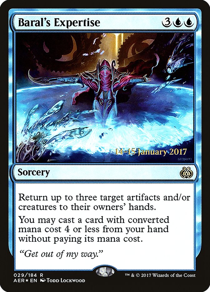 Baral's Expertise [Aether Revolt Prerelease Promos] | GnG Games