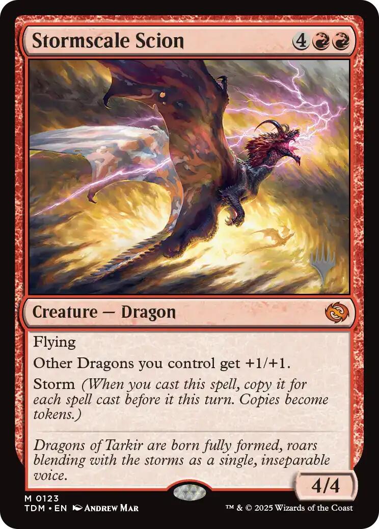 Stormscale Scion [Tarkir: Dragonstorm Promos] | GnG Games
