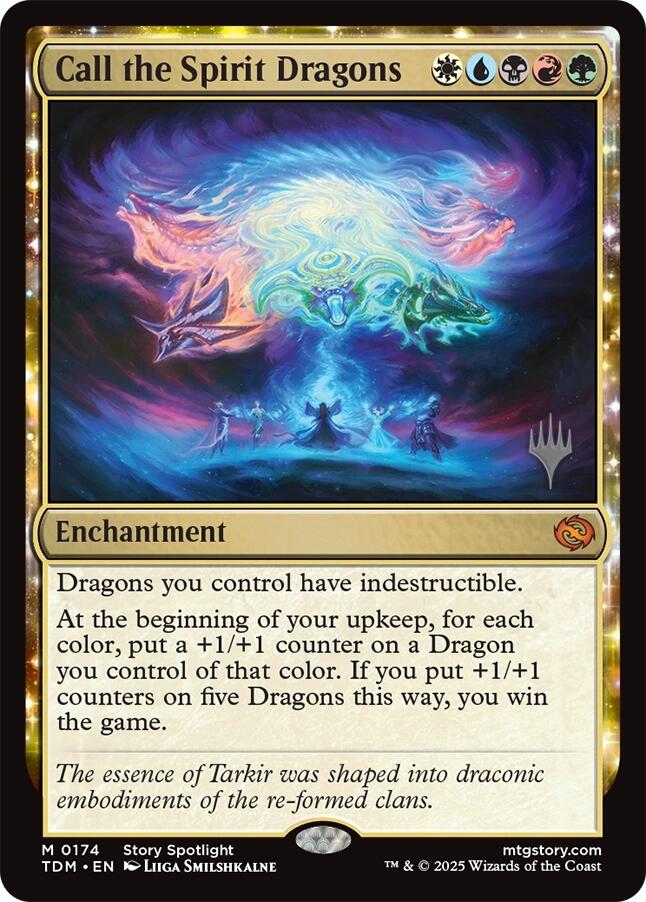Call the Spirit Dragons [Tarkir: Dragonstorm Promos] | GnG Games