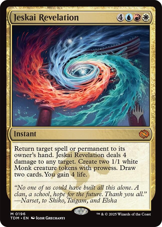 Jeskai Revelation [Tarkir: Dragonstorm Promos] | GnG Games