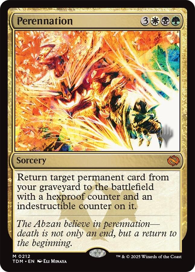 Perennation [Tarkir: Dragonstorm Promos] | GnG Games