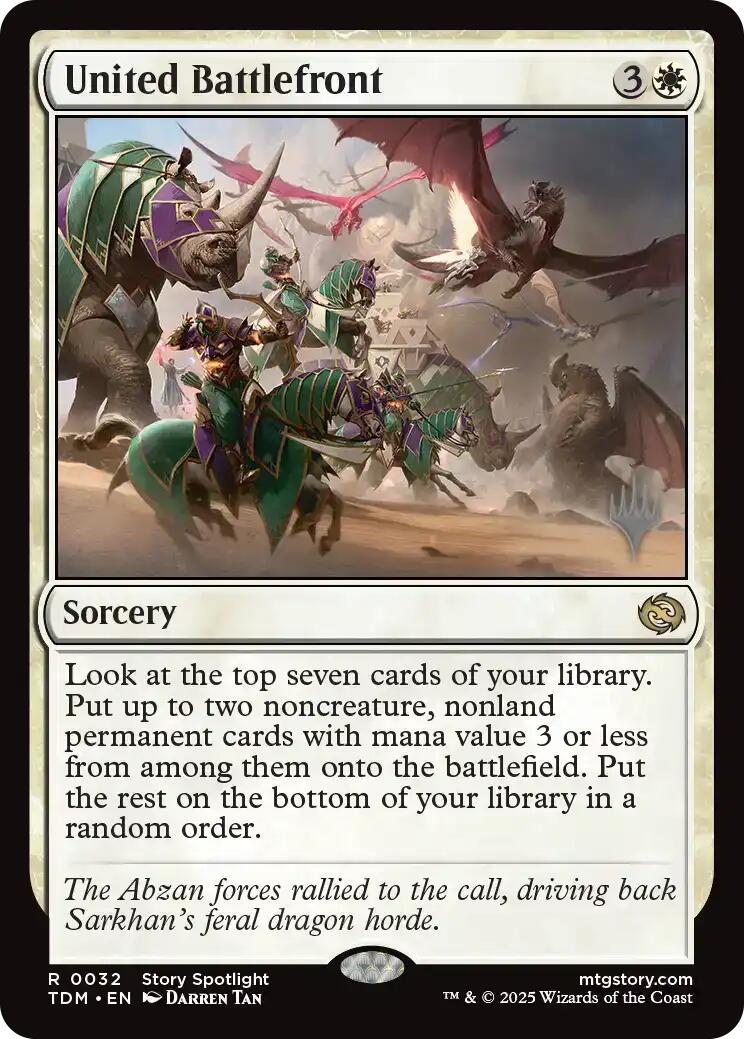 United Battlefront [Tarkir: Dragonstorm Promos] | GnG Games