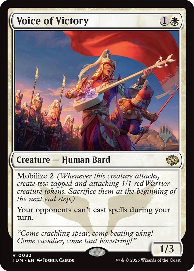 Voice of Victory [Tarkir: Dragonstorm Promos] | GnG Games