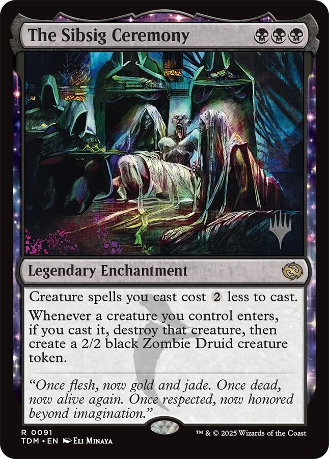 The Sibsig Ceremony [Tarkir: Dragonstorm Promos] | GnG Games