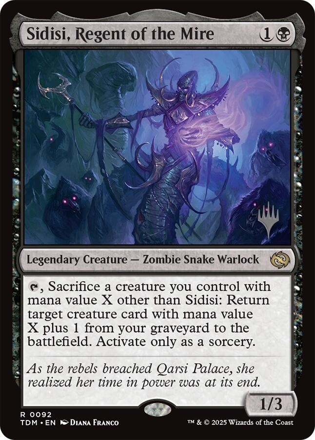 Sidisi, Regent of the Mire [Tarkir: Dragonstorm Promos] | GnG Games