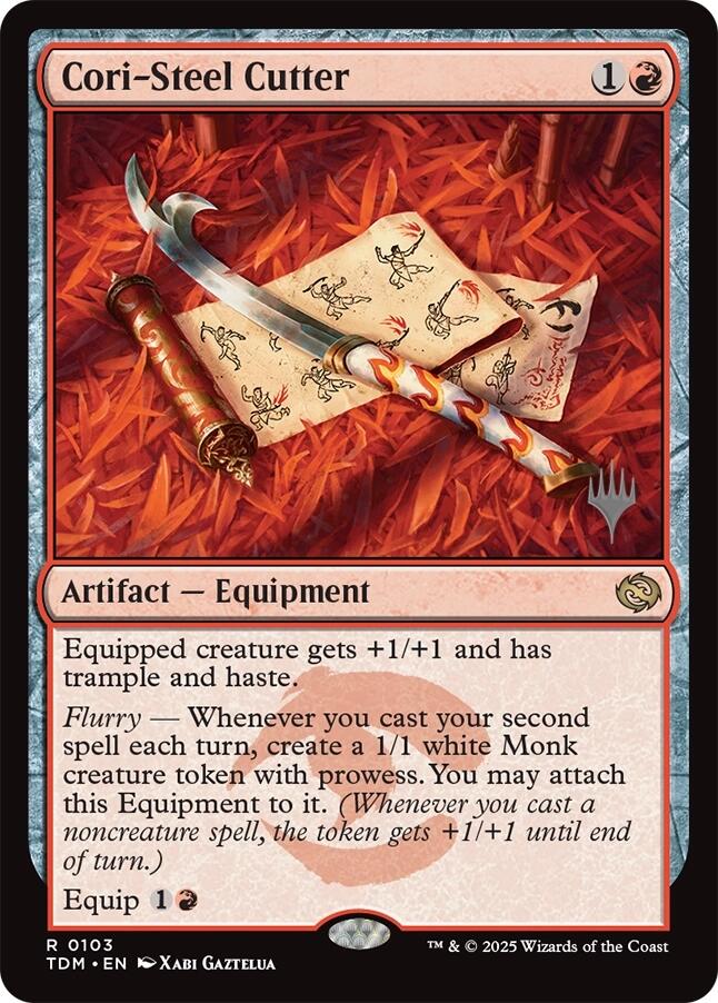 Cori-Steel Cutter [Tarkir: Dragonstorm Promos] | GnG Games