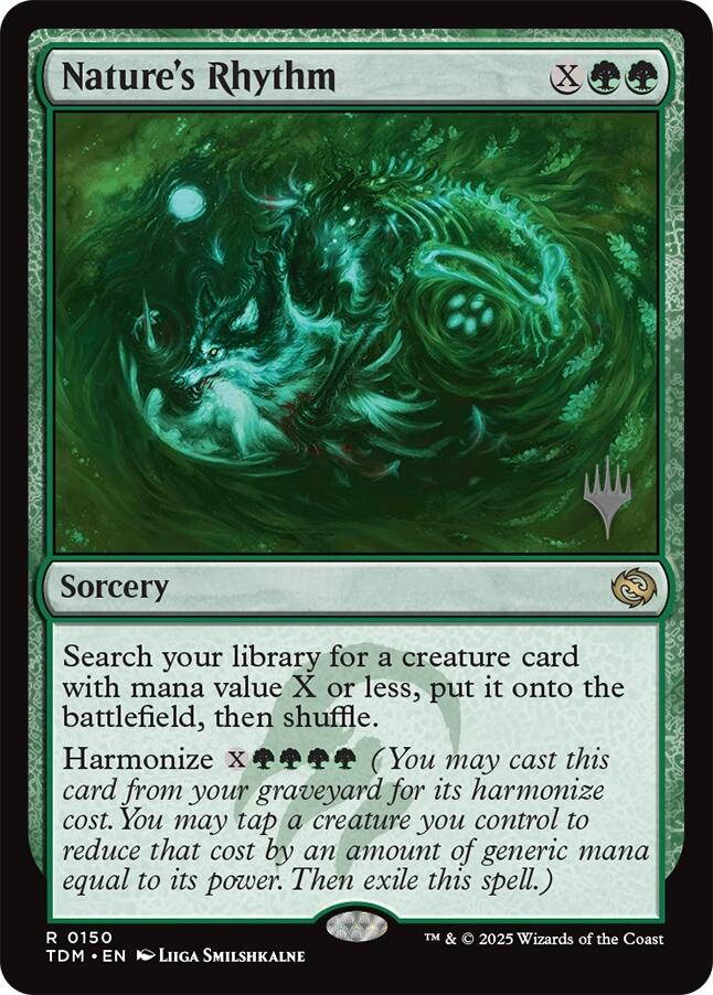 Nature's Rhythm [Tarkir: Dragonstorm Promos] | GnG Games