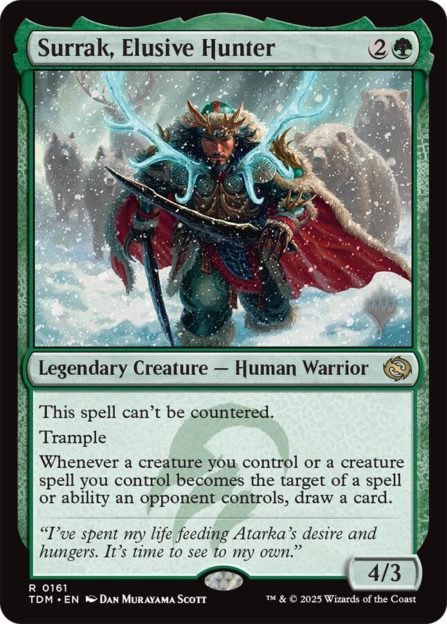Surrak, Elusive Hunter (Promo Pack) [Tarkir: Dragonstorm Promos] | GnG Games