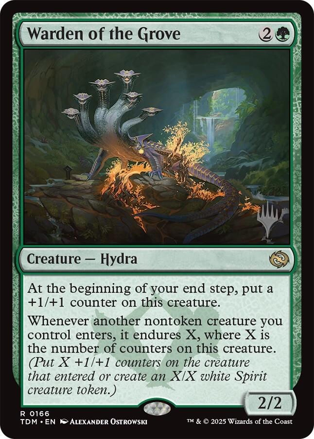 Warden of the Grove [Tarkir: Dragonstorm Promos] | GnG Games