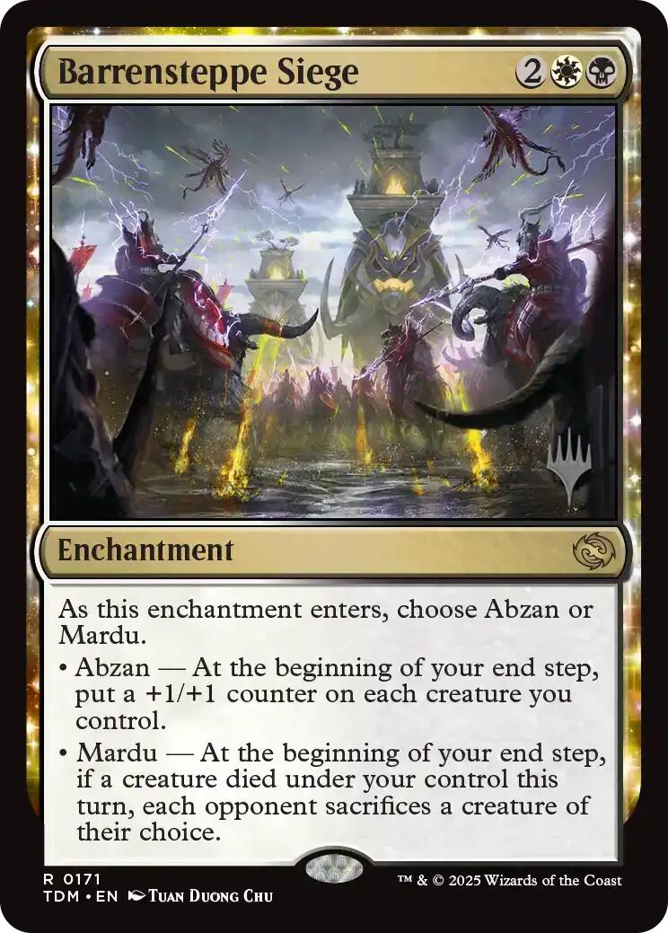 Barrensteppe Siege [Tarkir: Dragonstorm Promos] | GnG Games